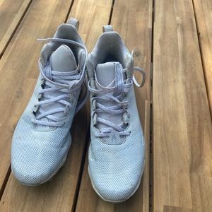 White under Armour football cleats